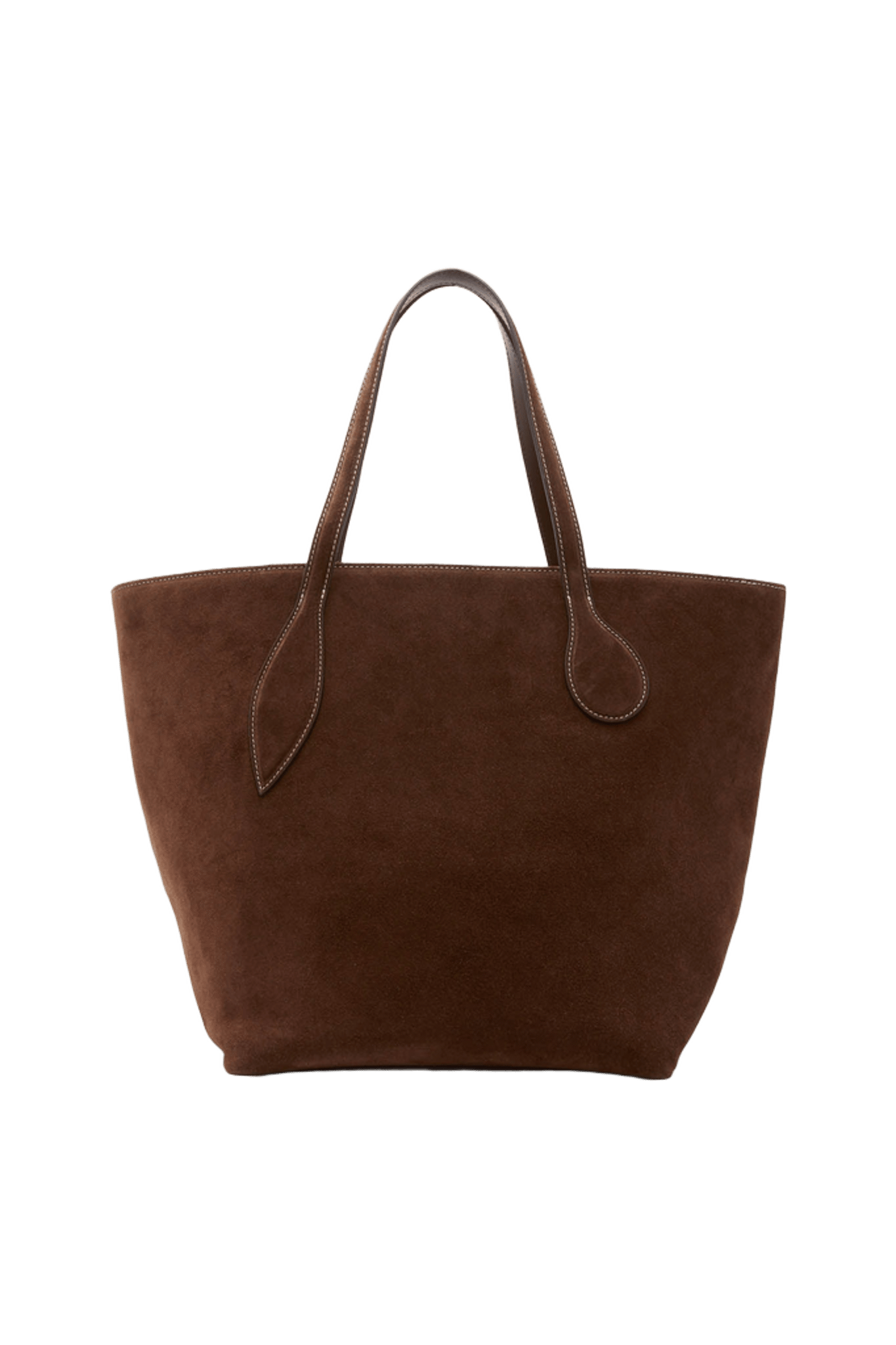 Dark Brown Suede Large Sprout Tote