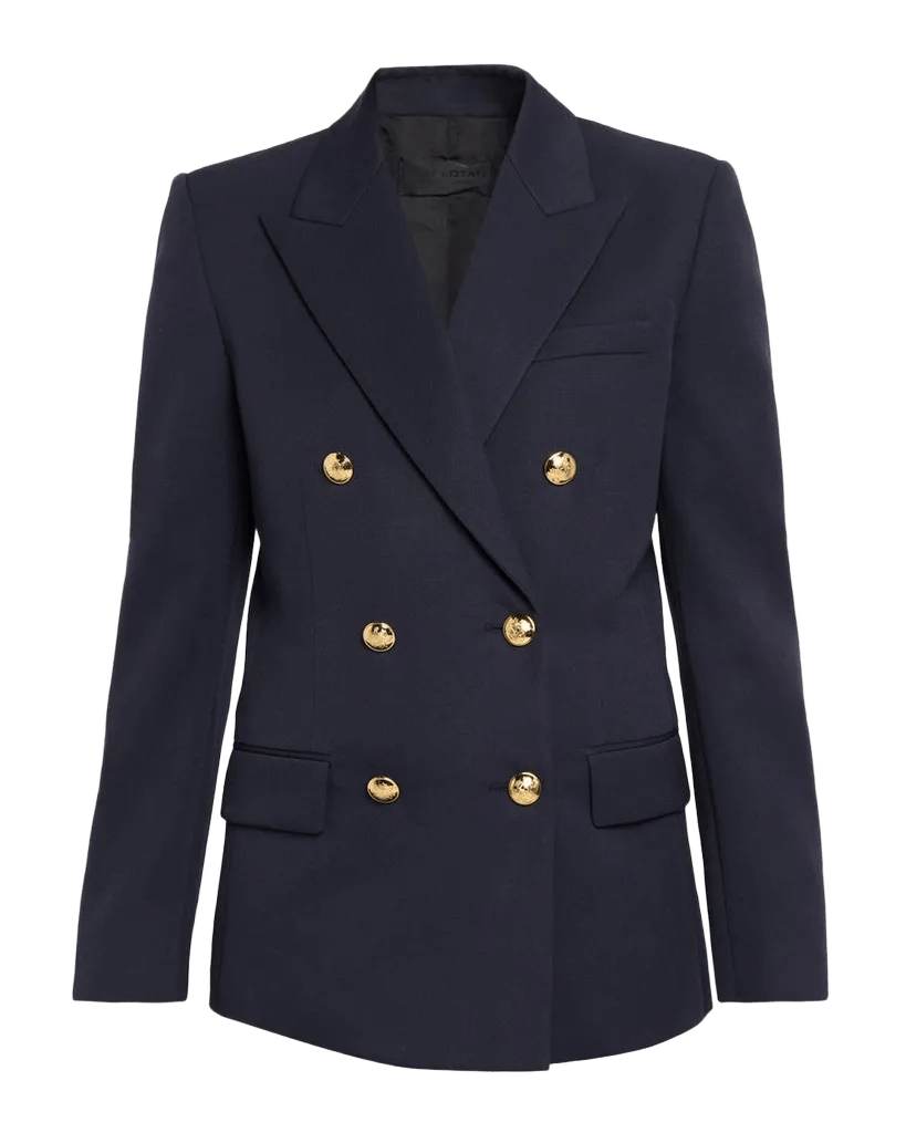 Bruni Virgin Wool Double-Breasted Blazer