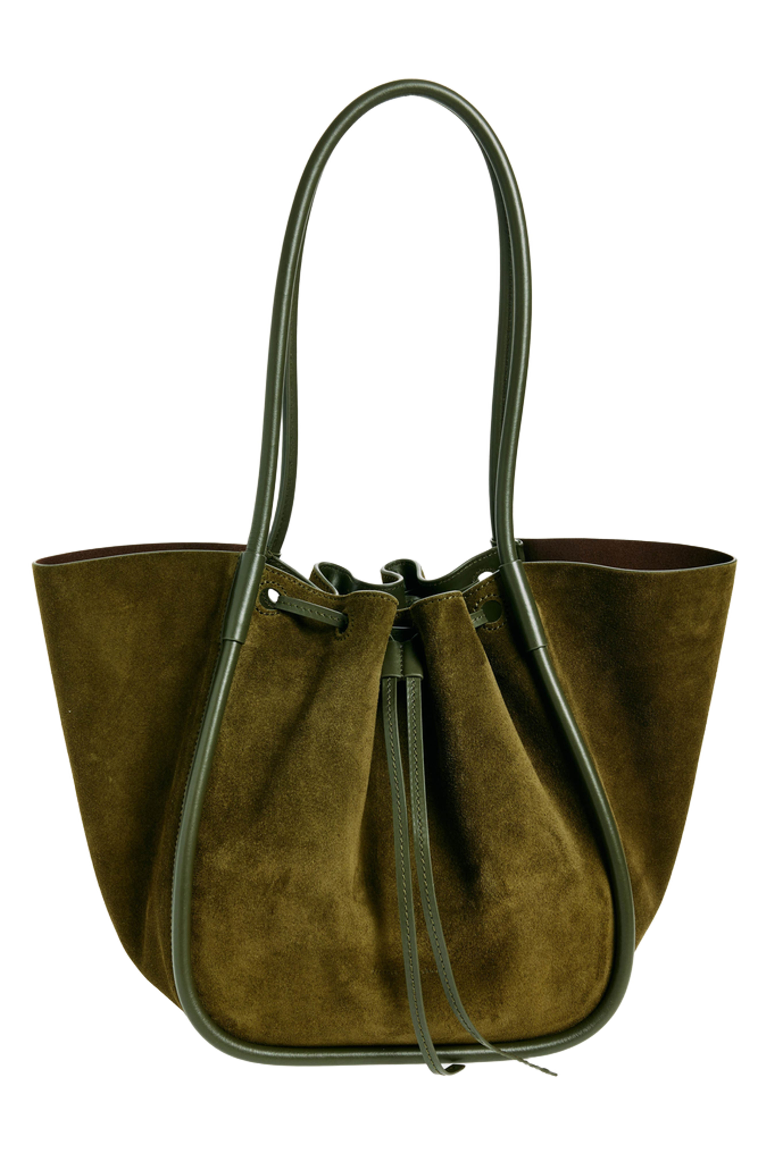 Large Ruched Suede Tote Proenza Schouler
