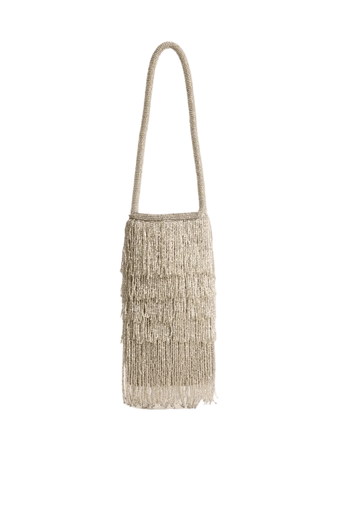 Silver Beaded Josephine Mini Bag