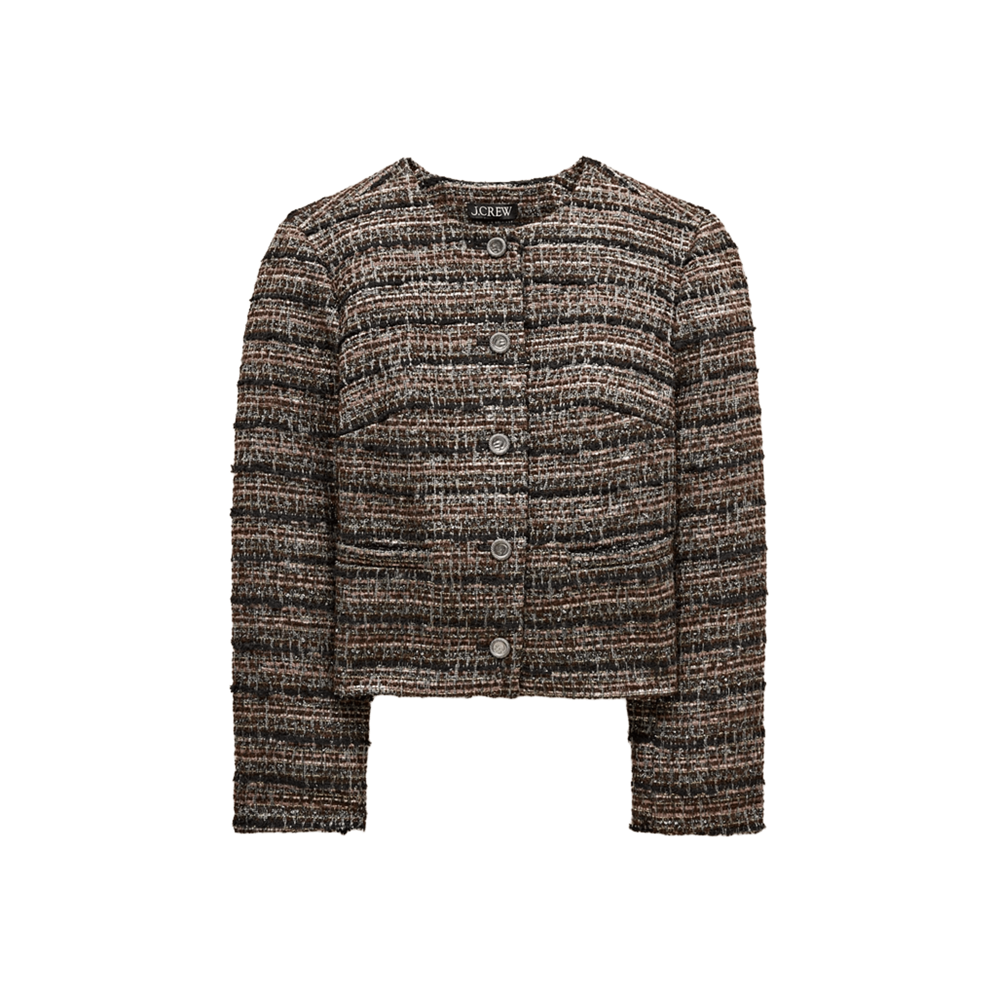 Lady jacket in striped tweed