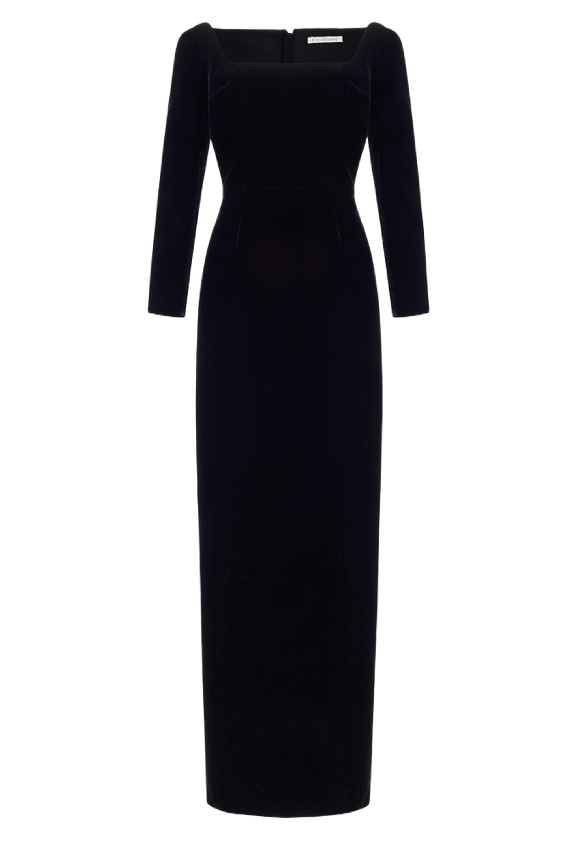 Birch Dress in Black Velvet