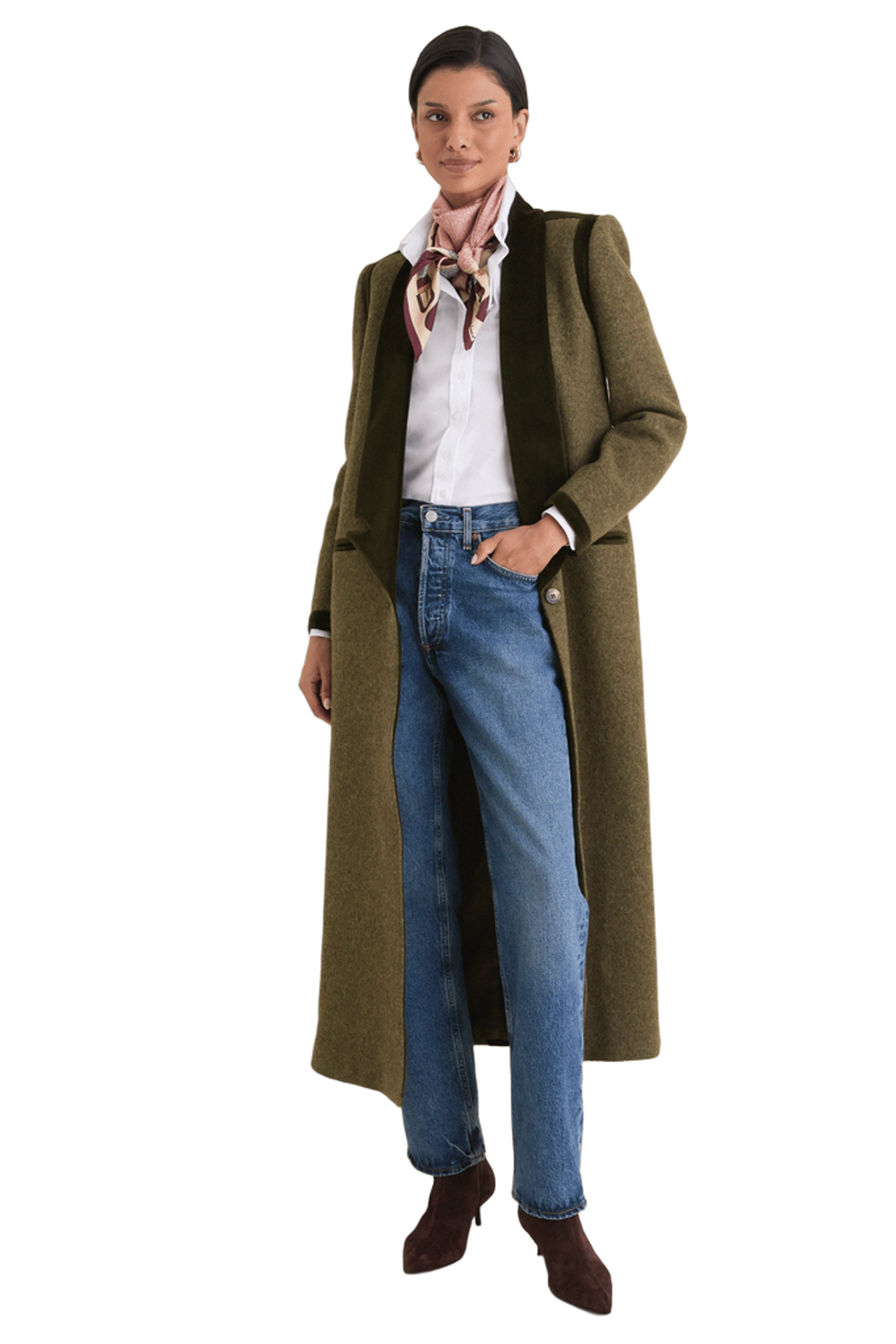Green Crowin Coat
