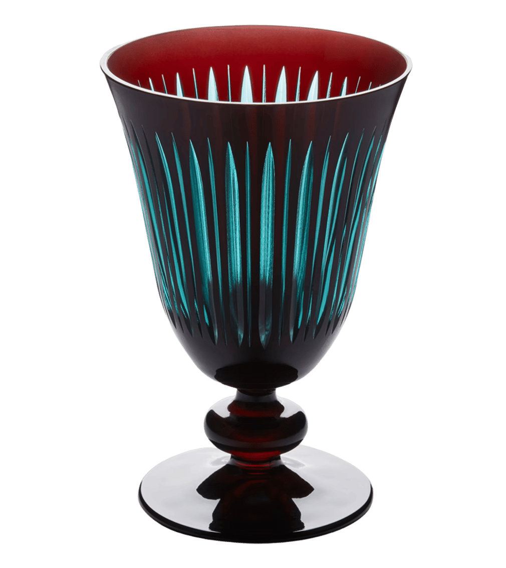 L'Objet Prism 9 oz. Wine Glasses, Set of 4