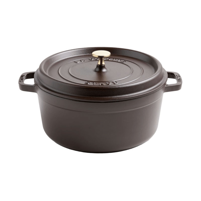 Staub Matte Espresso 5.5-Qt. Round Cocotte