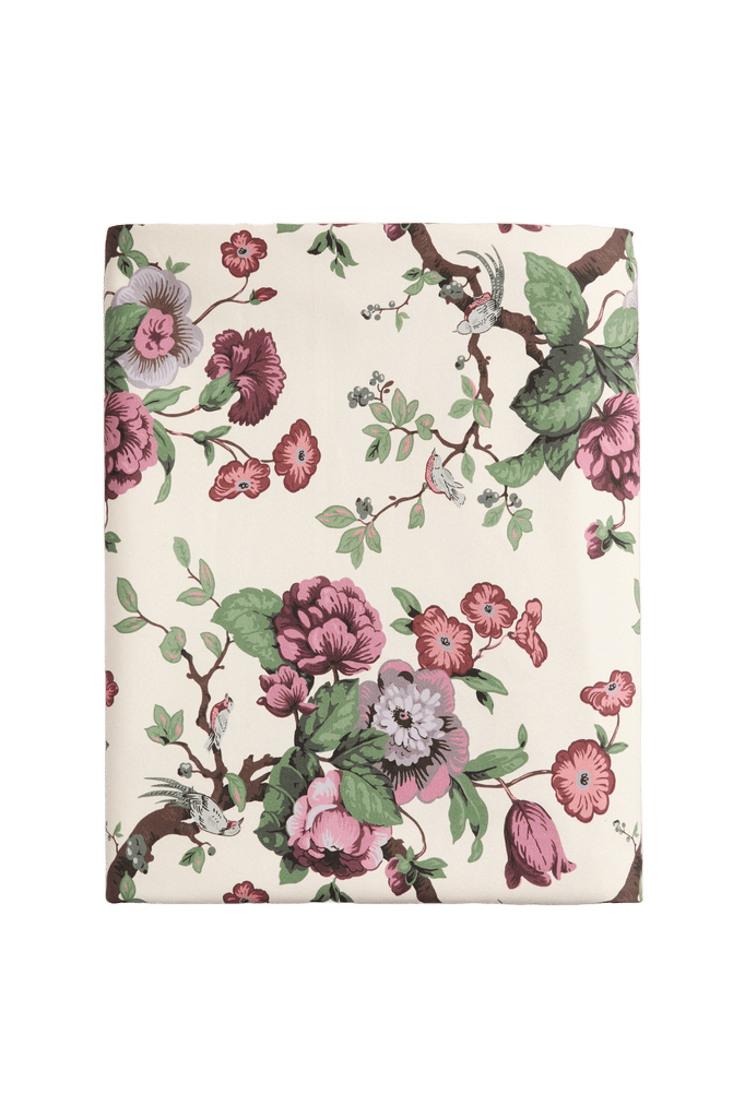 Cream Baroque Floral Tablecloth