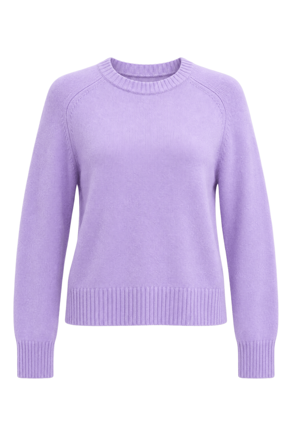 Saddle-Sleeve Crewneck Sweater in 100% Cashmere