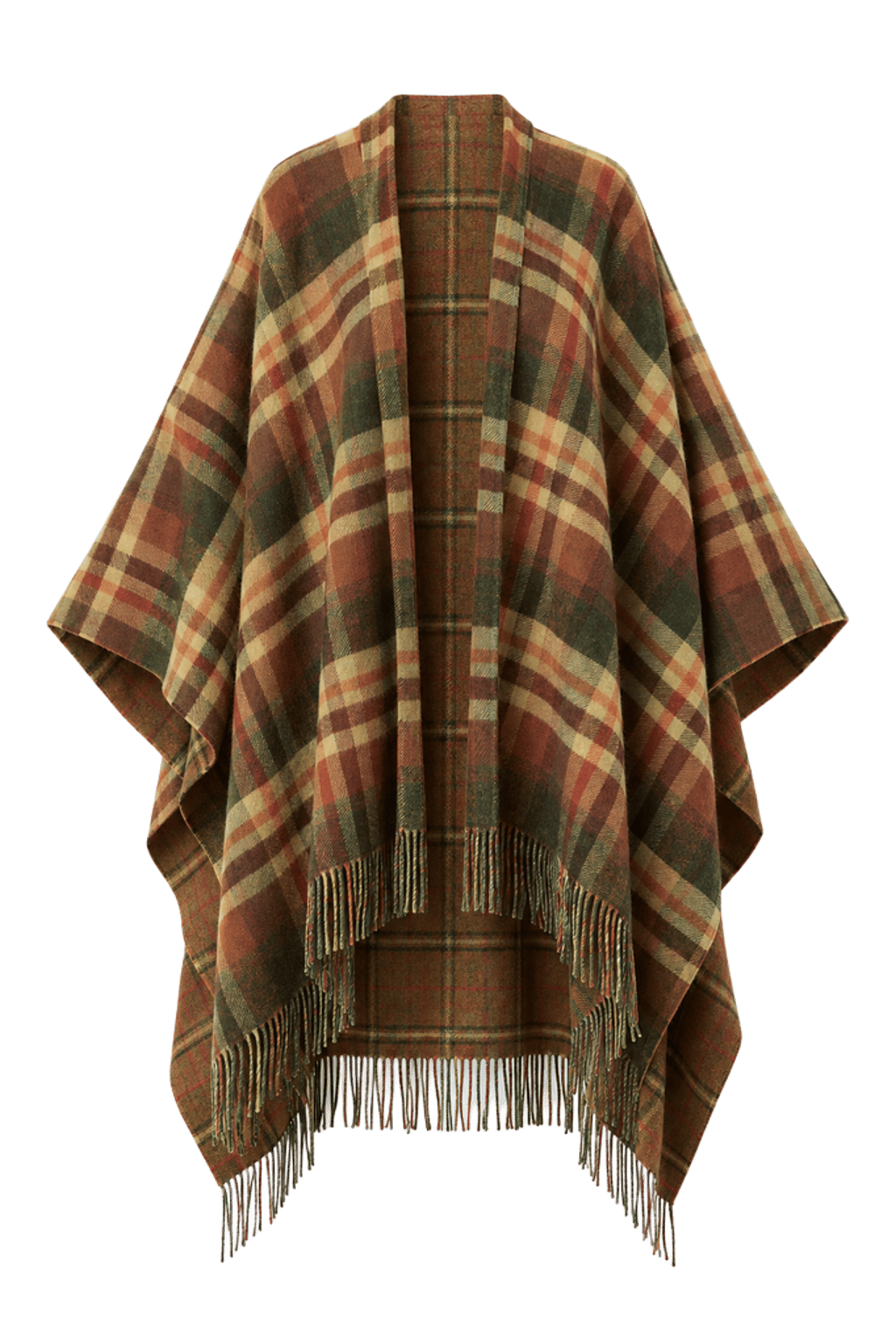 Reversible Lambswool Cape